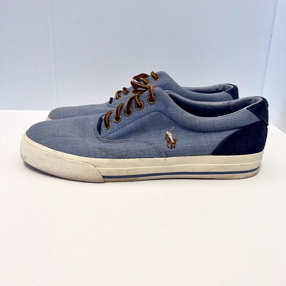 Polo Ralph Lauren Men's Vaughn Canvas Sneakers Size 8.5D